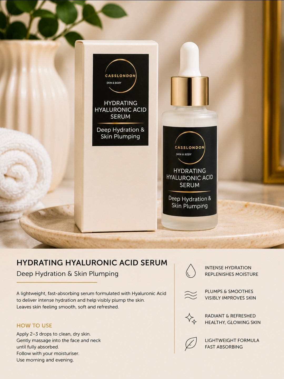 HYDRATING HYALURONIC ACID SERUM