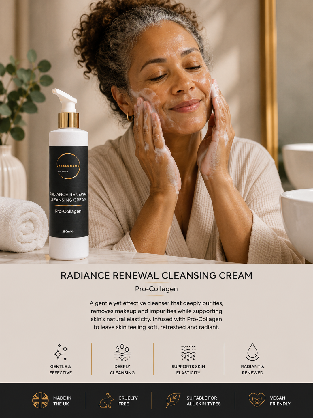 RADIANCE RENEWAL CLEANSING CREAM -  pro collagen