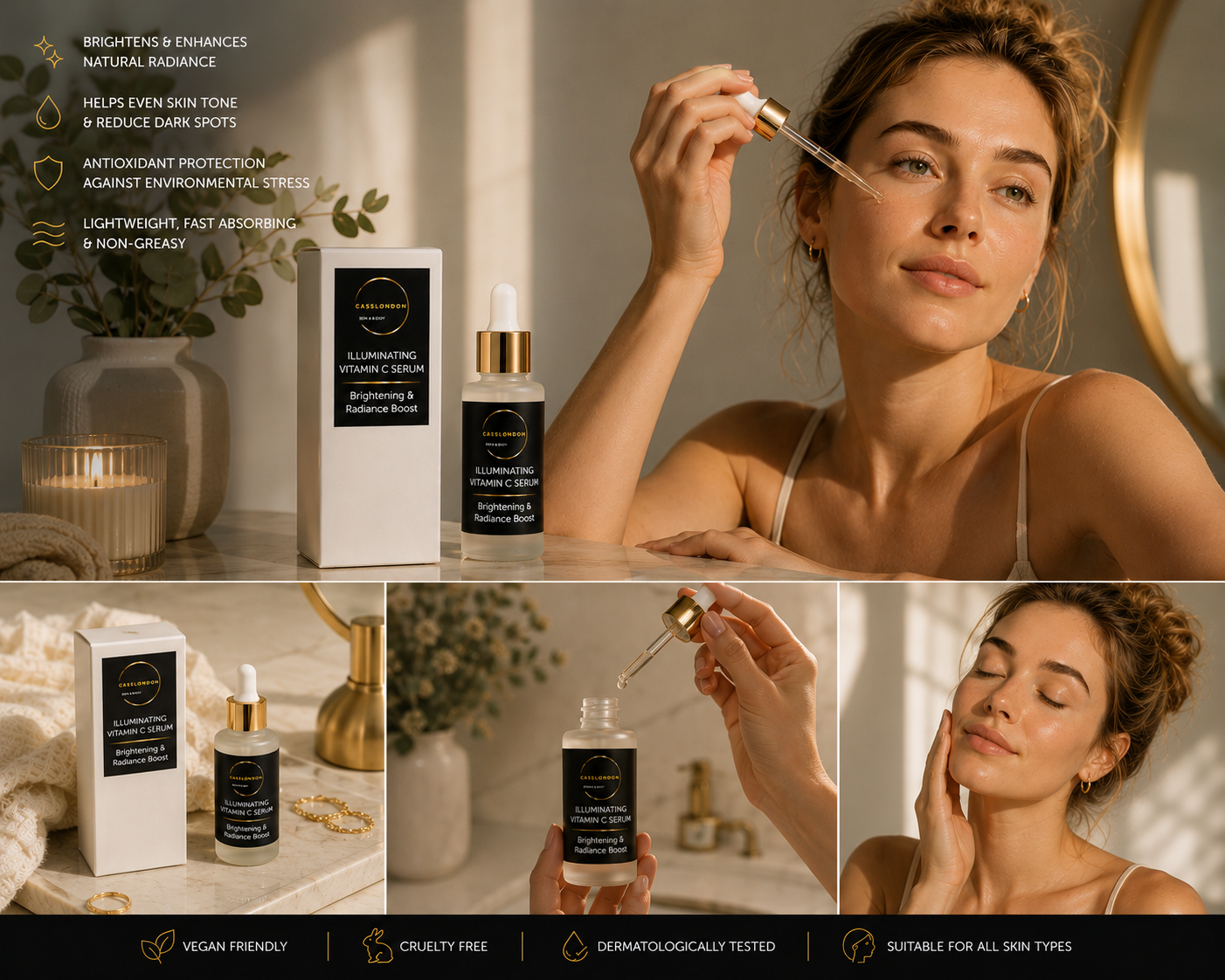 ILLUMINATING VITAMIN C SERUM
Brightening & Radiance Boost