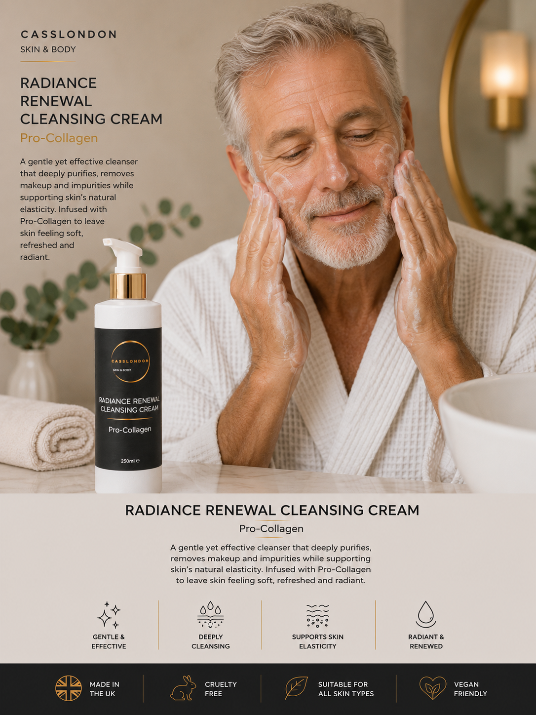 RADIANCE RENEWAL CLEANSING CREAM -  pro collagen