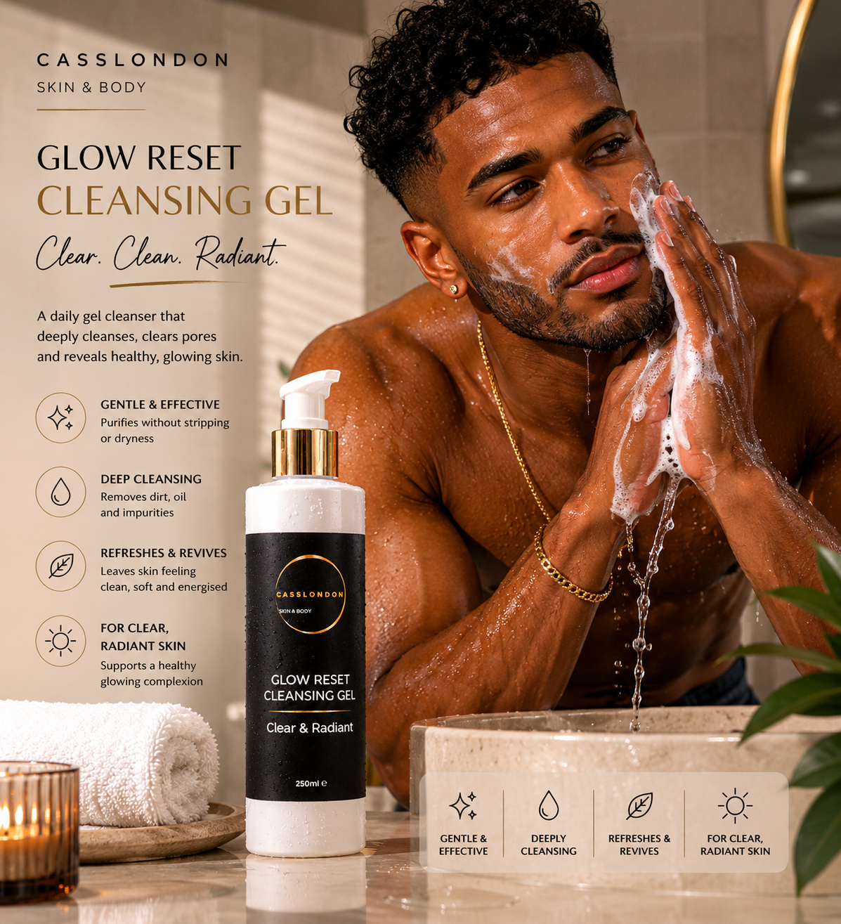 GLOW RESET CLEANSING GEL